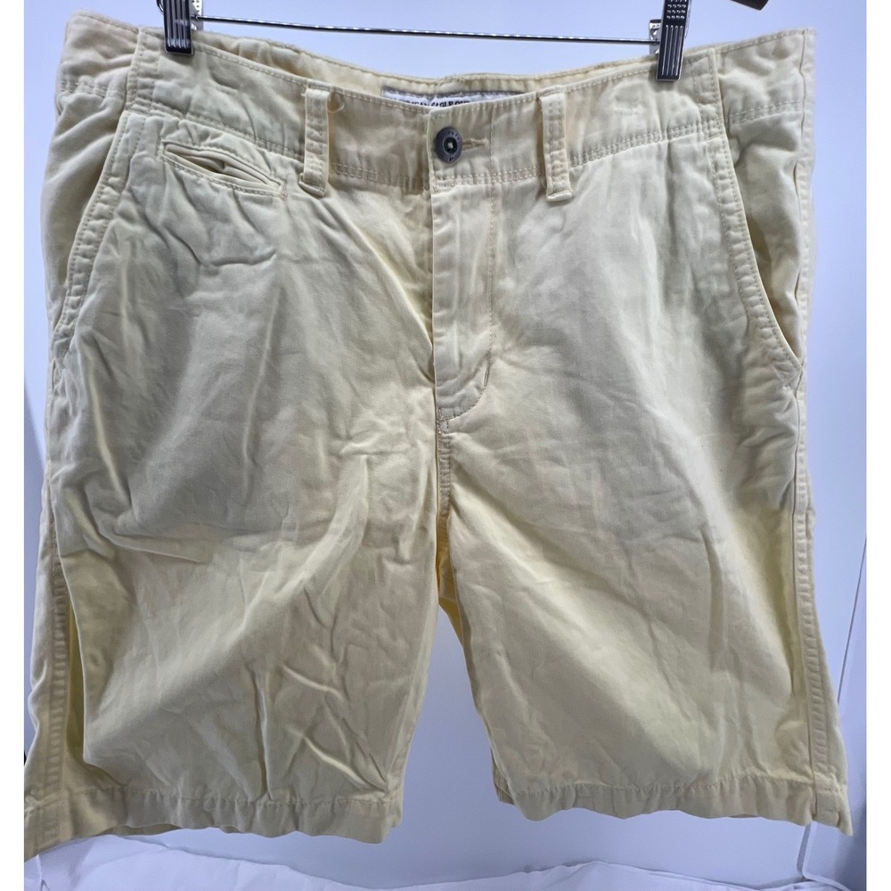 American Eagle Outfitters Mens Yellow Longboard Shorts Size 38 - Picture 1 of 13